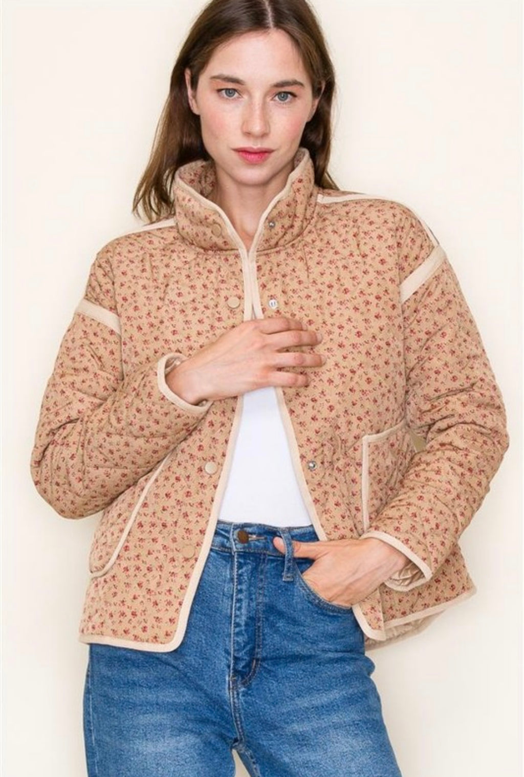 Floral Quilted Jacket