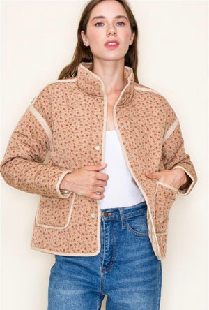 Floral Quilted Jacket