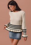 Jessica Stripe Knit Sweater