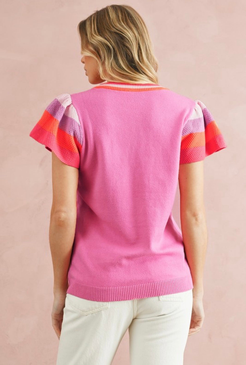 Sadie Sue Striped Knit Top