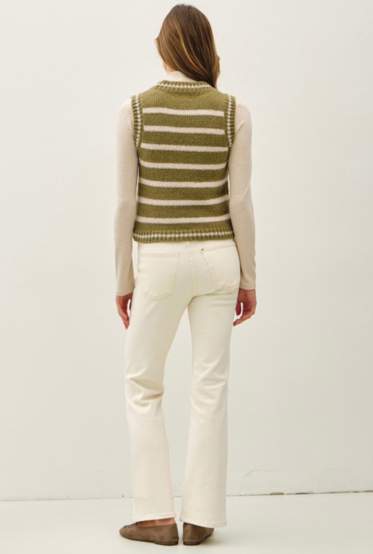 Striped Sweater Vest