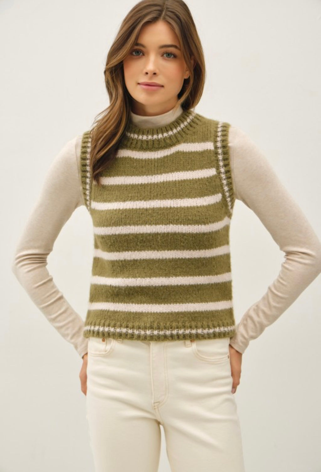 Striped Sweater Vest