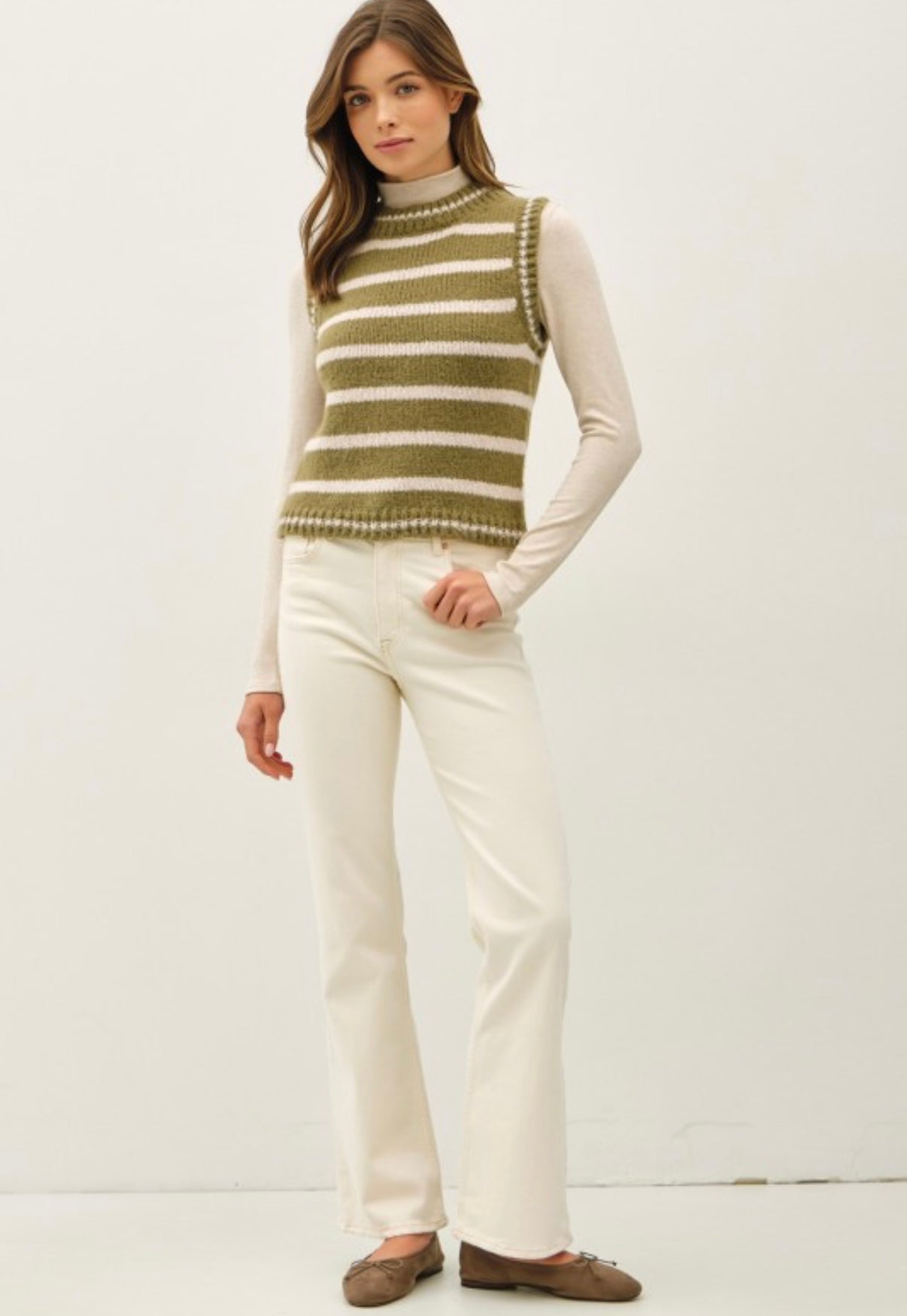 Striped Sweater Vest