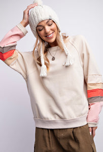 Oatmeal French Terry Pullover