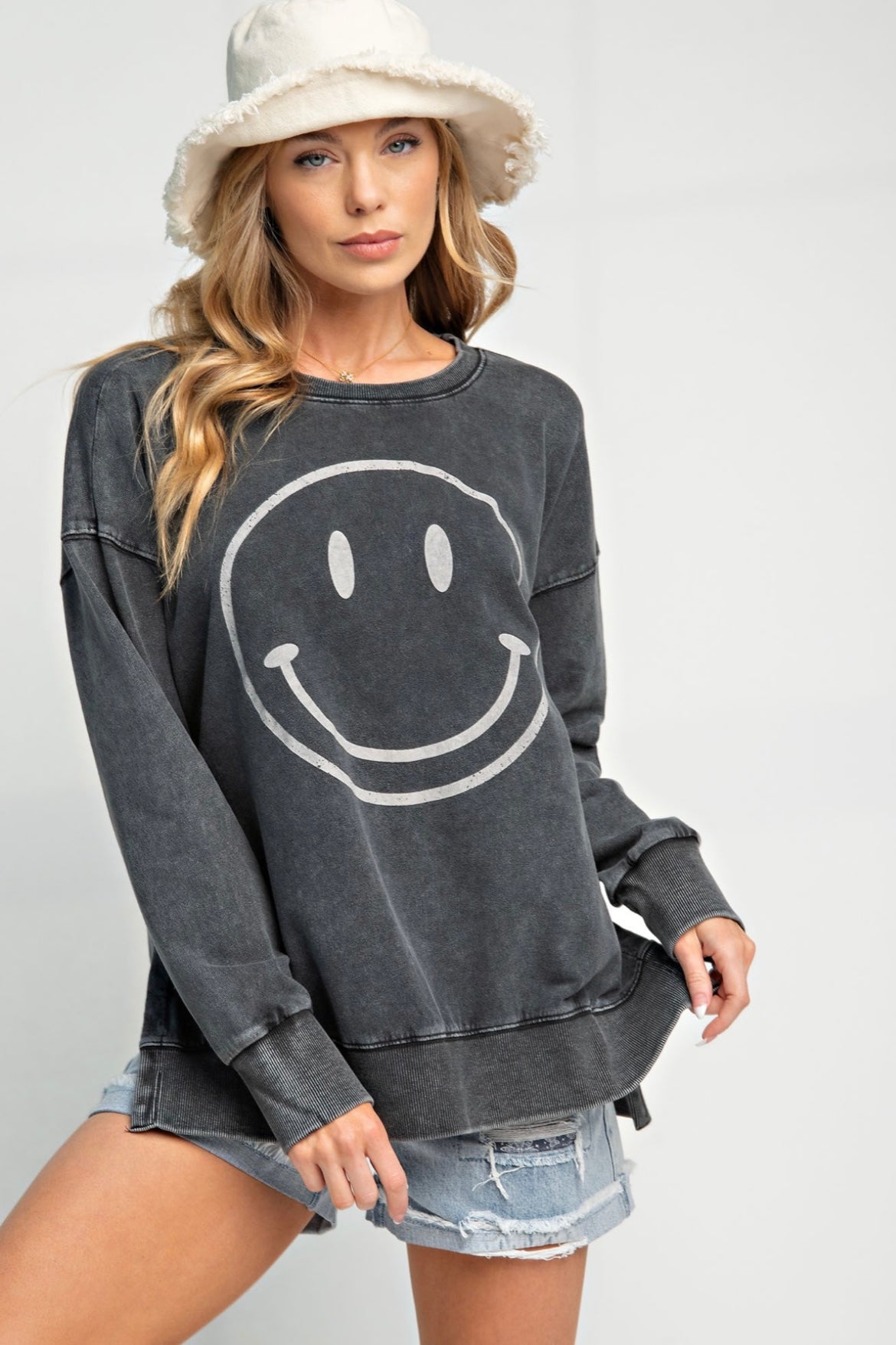 Put on a Happy Face Sweatshirt