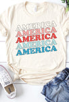 Cream American Tee