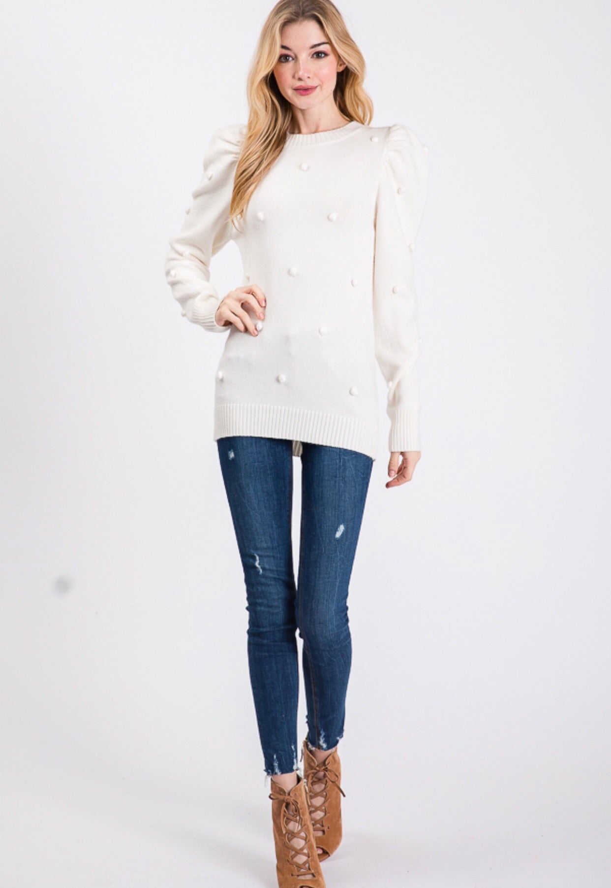 The Essential Pom Pom sweater