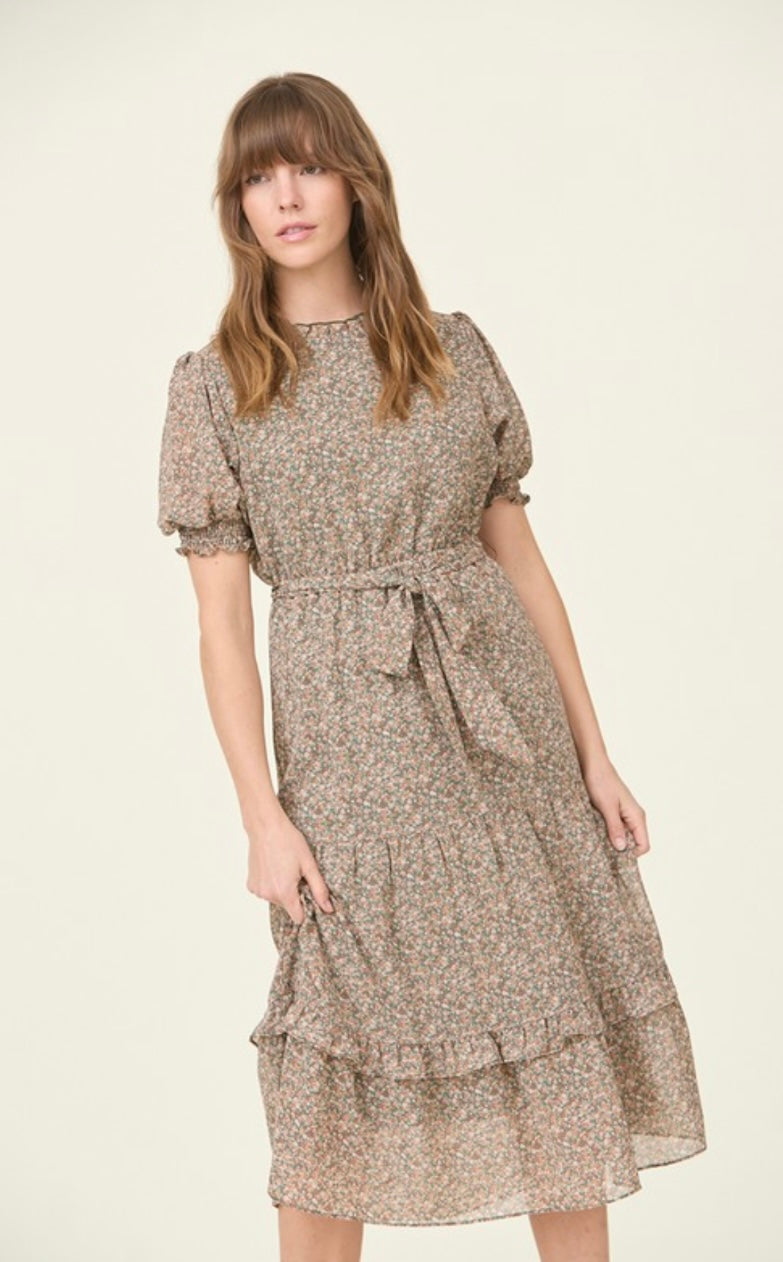 Leona Floral Print Dress