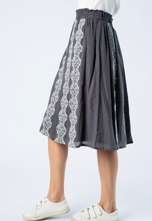 Come As You Are Charcoal Skirt