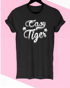 Easy Tiger Black Tee