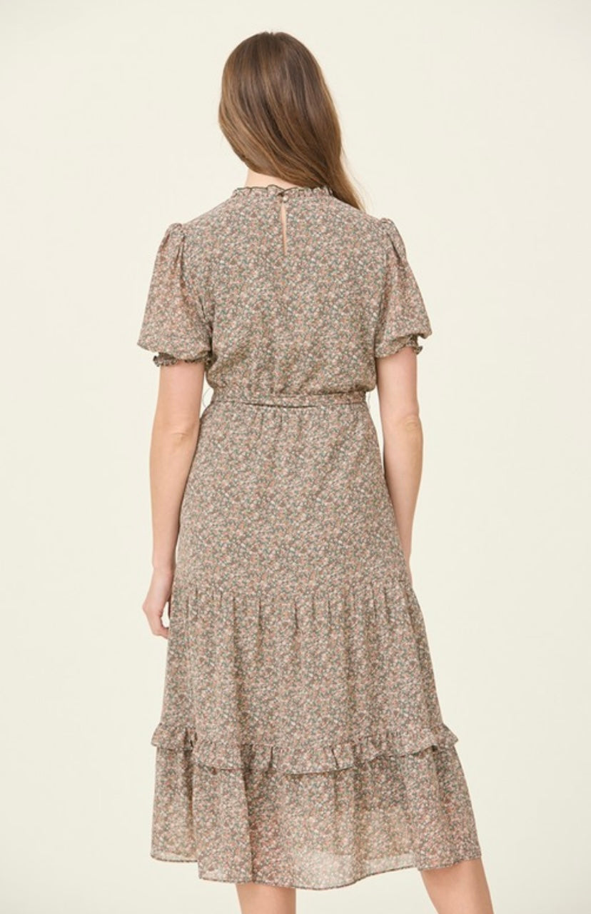 Leona Floral Print Dress